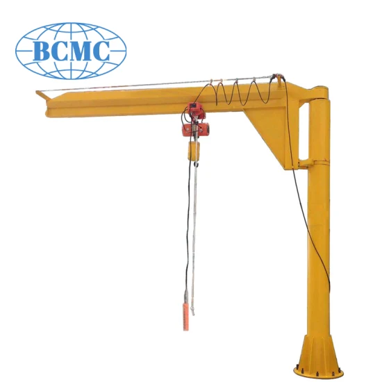 Bcmc 360 Поворотный фундамент, установленный на консольной колонне, фиксированный поворотный поворотный столб, стреловой кран для строительства склада в мастерской